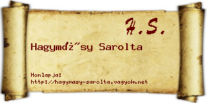 Hagymásy Sarolta névjegykártya
